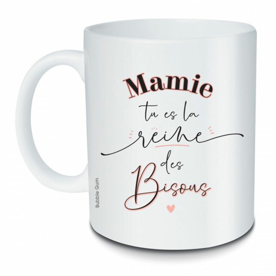 Bubble Gum Mug Mamie Bisous Id Es Cadeaux Mugs Et Distributeurs