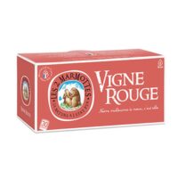 Boîte d'infusions en sachets Les 2 Marmottes Vigne Rouge