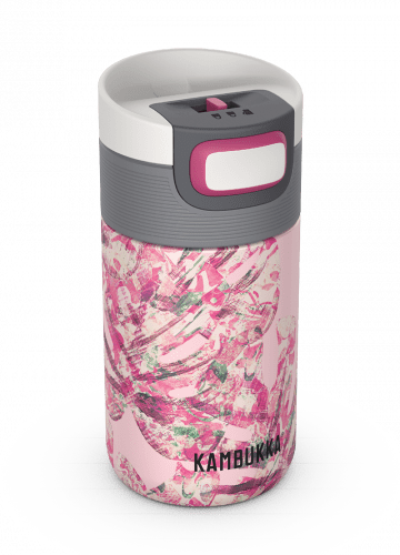 Kambukka - Etna Travel Mug Isotherme Hermétique 300 ml Pink Brushing Bride  - Les Secrets du Chef